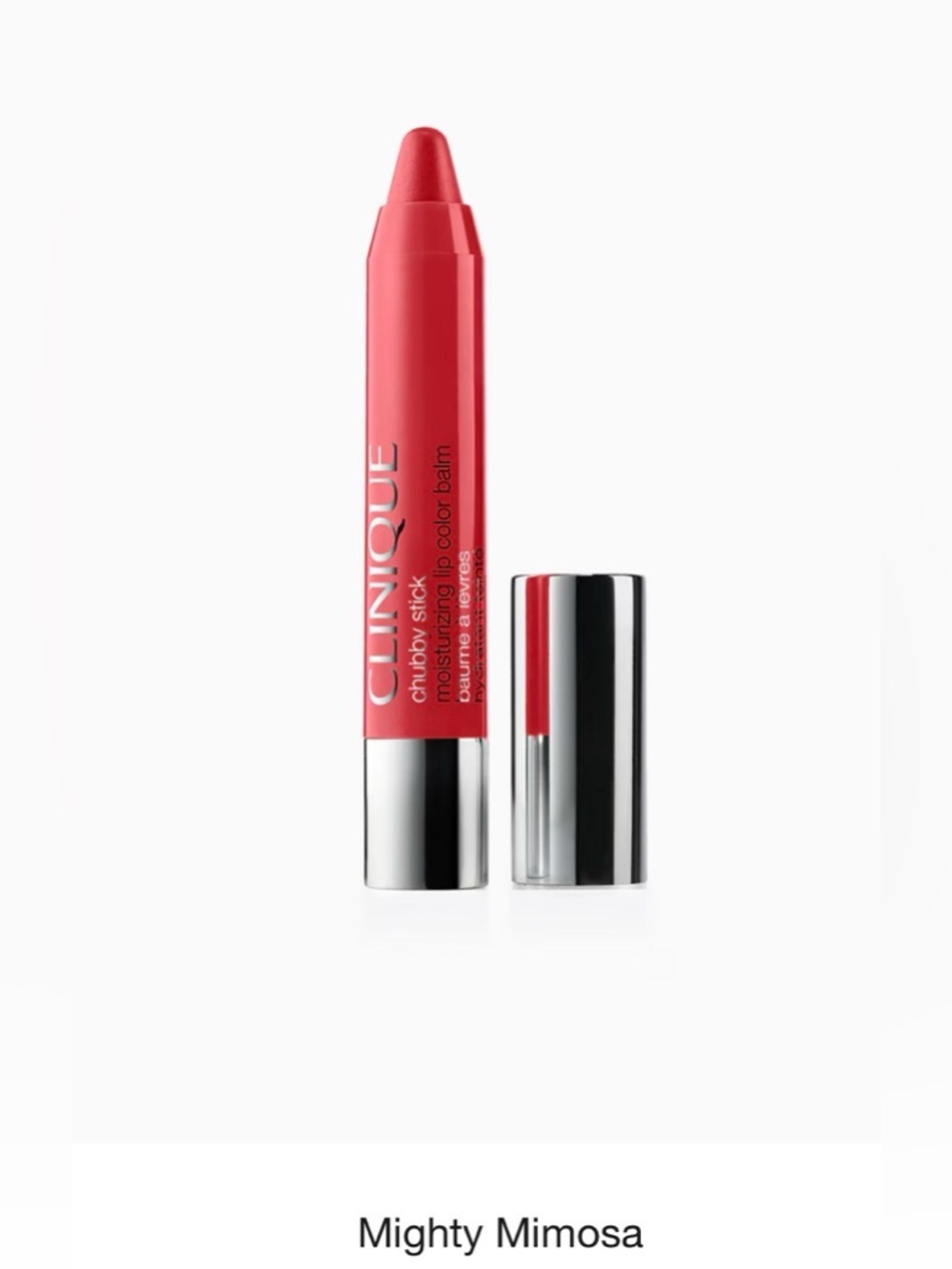 Clinique 13 Mighty Mimosa Chubby Stick Moisturizing Lip Colour Balm New
